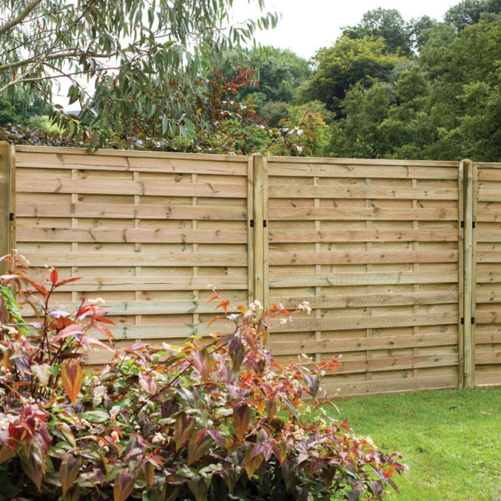 Forest Garden 1.8m x 1.8m Pressure Treated Decorative Europa Plain Fence Panel – Pack of 3 5013053167298 2